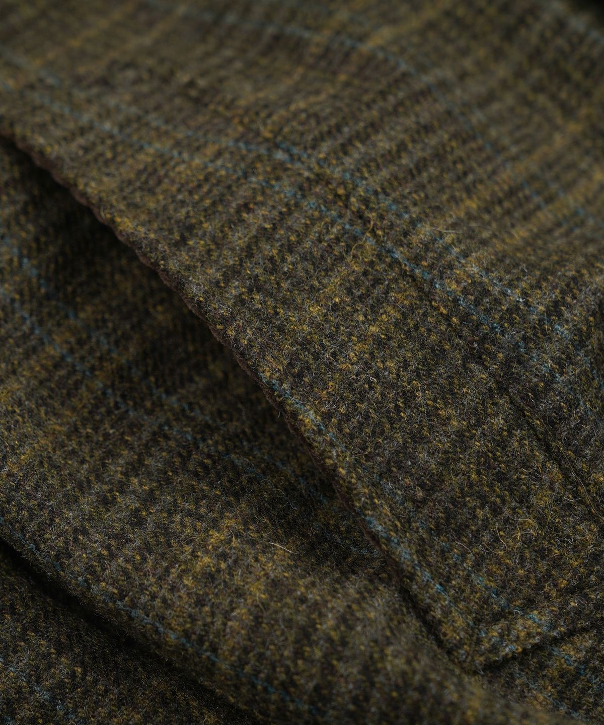 프리즘웍스(FRIZMWORKS) WOOL HERITAGE HUNTING JACKET _ SEAWEED