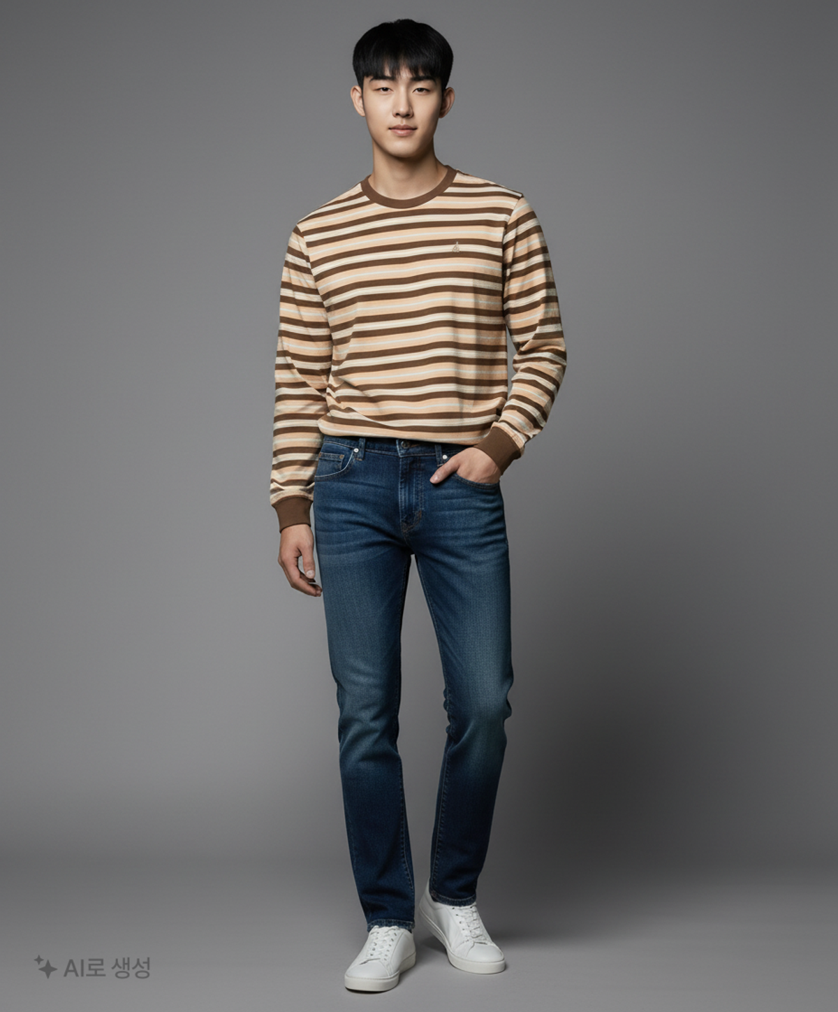 빈폴(BEAN POLE) 긴소매 티셔츠 M