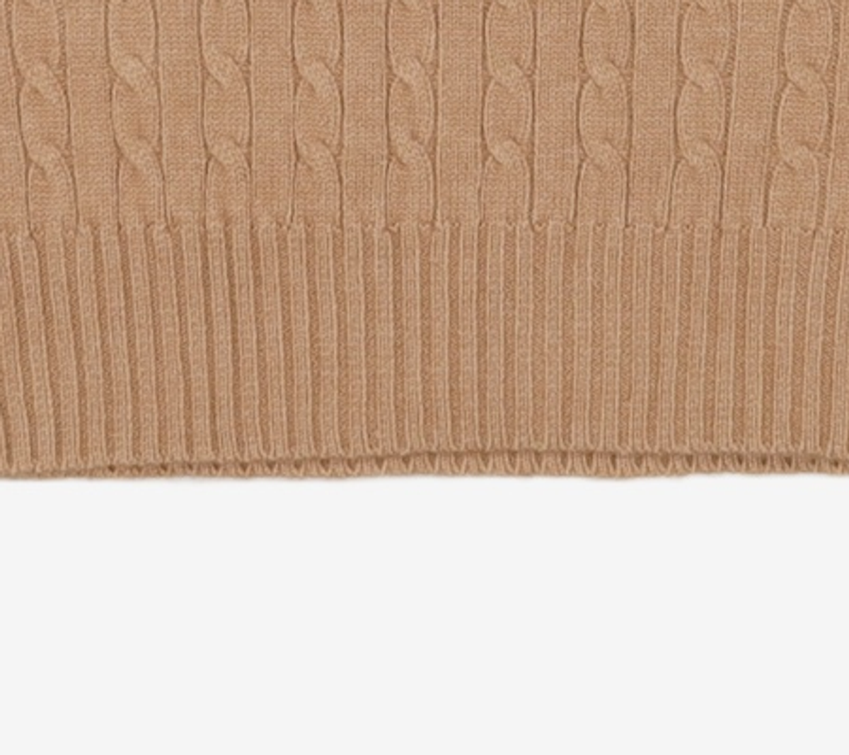 제너럴 아이디어(GENERAL IDEA) GNRL 케이블 풀오버 [BEIGE] / WBC3L05502 S