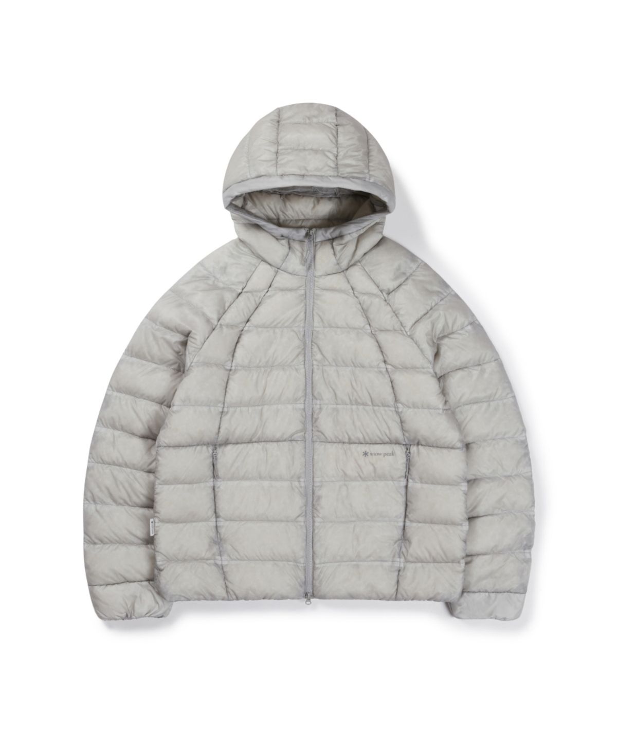 스노우피크 어패럴(SNOWPEAK APPAREL) 에어클라우드 여성 10D 경량 구스 다운 자켓 Ice (S26WWTDJ71) Gray