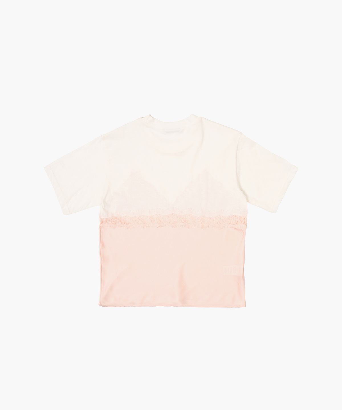 씨씨씨에스(CCCS) IVORY LACE LAYER T-SHIRTS