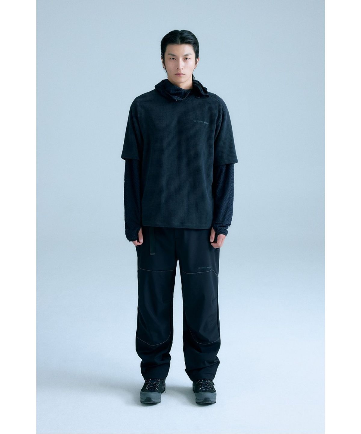 코오롱스포츠(KOLON SPORT) WM 익스퍼트 소프트 쉘 팬츠 8UPNA26303BLK