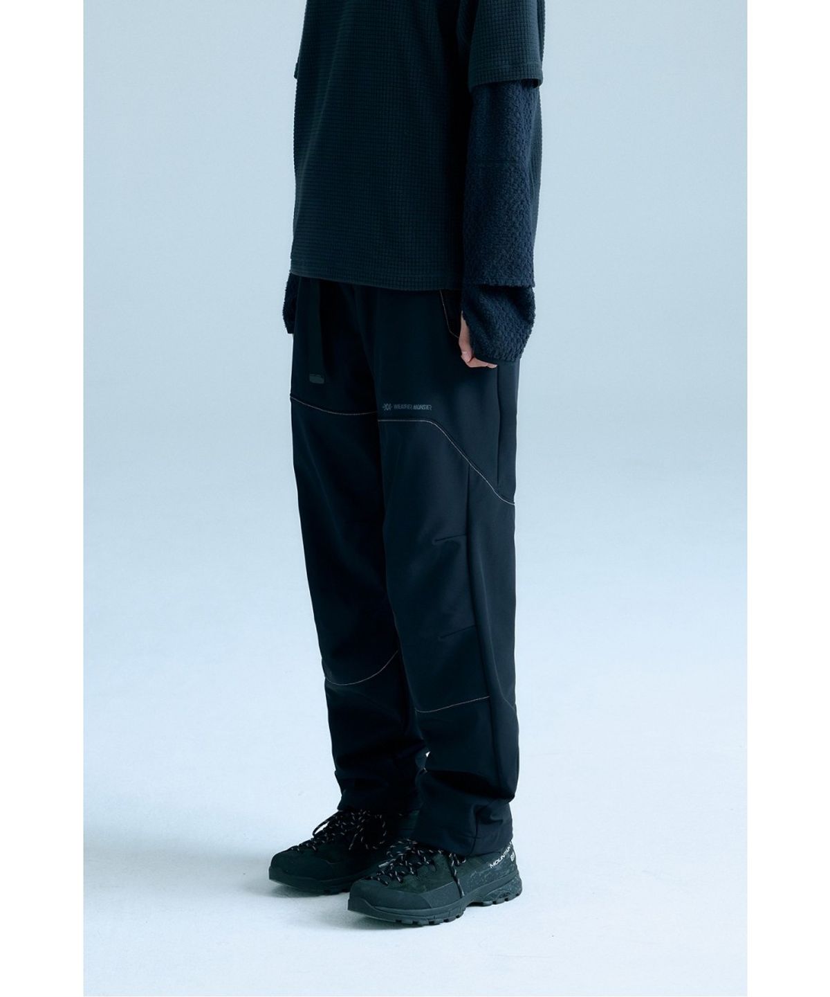 코오롱스포츠(KOLON SPORT) WM 익스퍼트 소프트 쉘 팬츠 8UPNA26303BLK