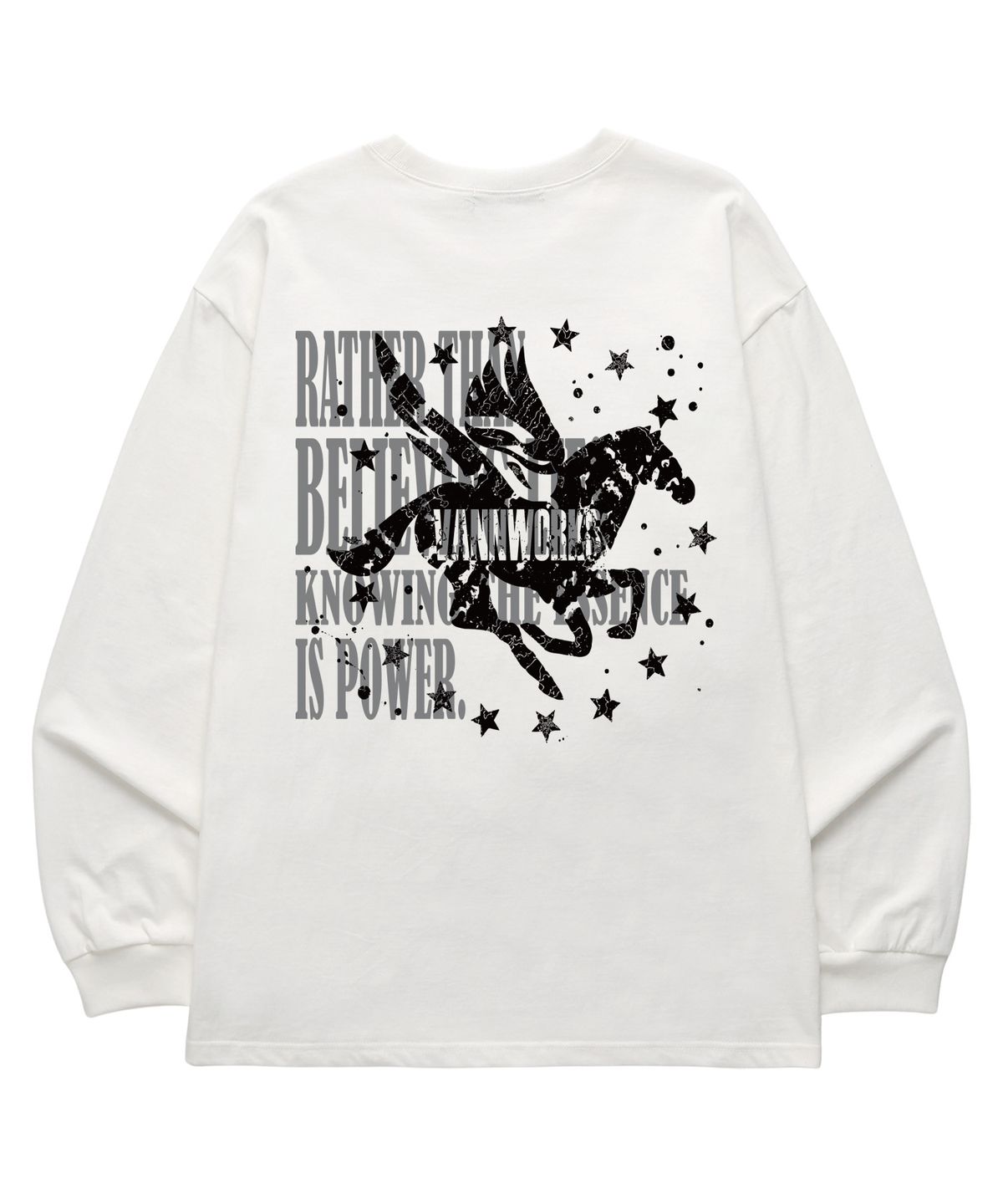 밴웍스(VANNWORKS) 2STAR HORSE 롱슬리브 (VLS0230) 화이트