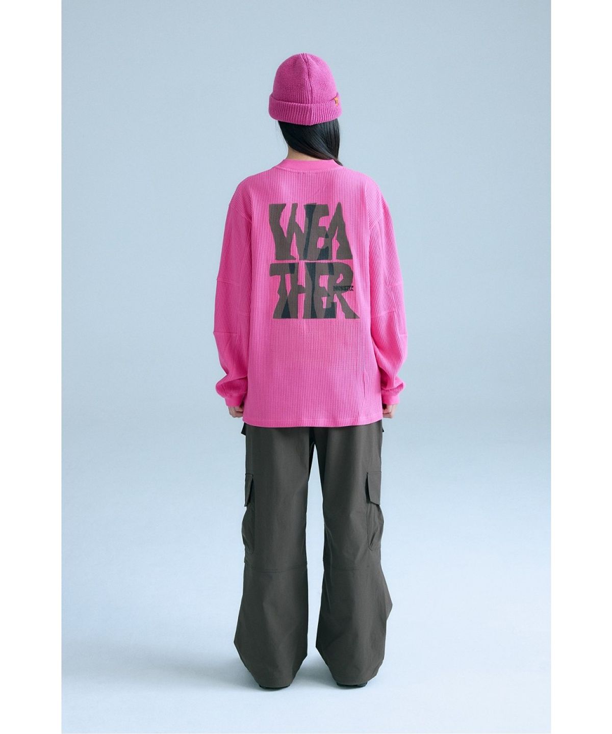 코오롱스포츠(KOLON SPORT) WM 와플 크루넥 티 8UTBA26304PIN