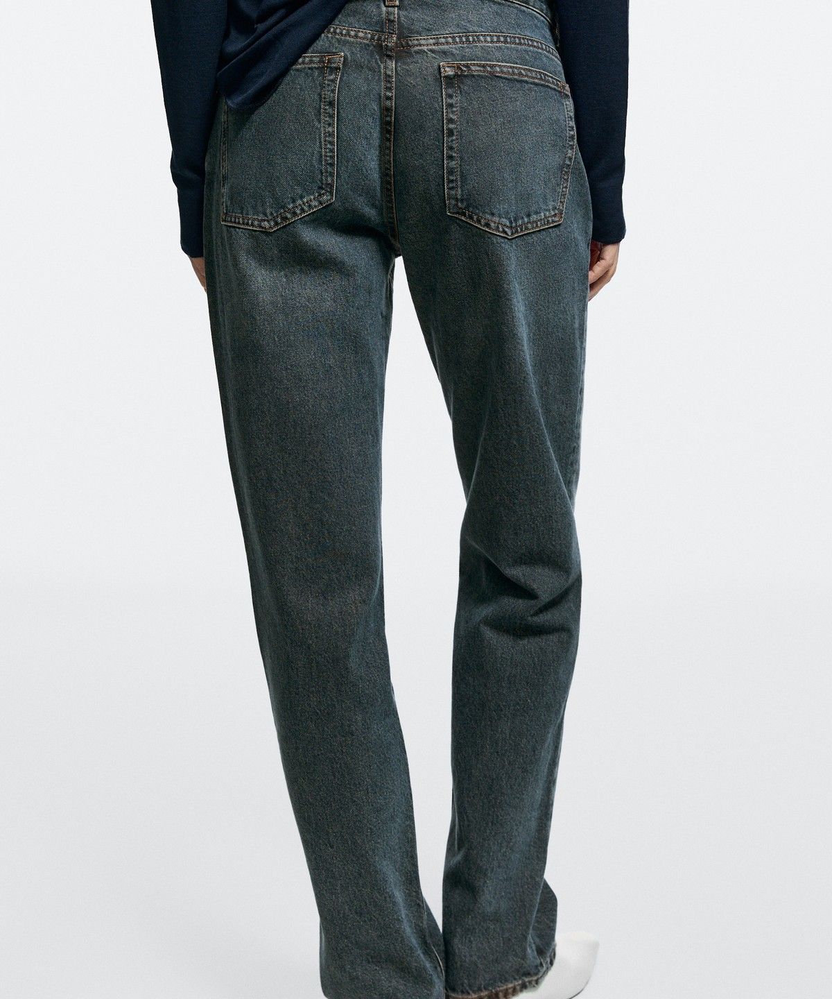 마시모두띠(MASSIMO DUTTI) 로우라이즈 스트레이트 핏 진