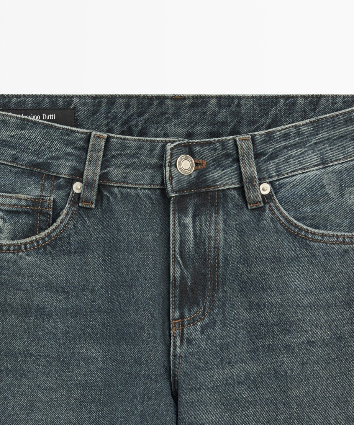 마시모두띠(MASSIMO DUTTI) 로우라이즈 스트레이트 핏 진