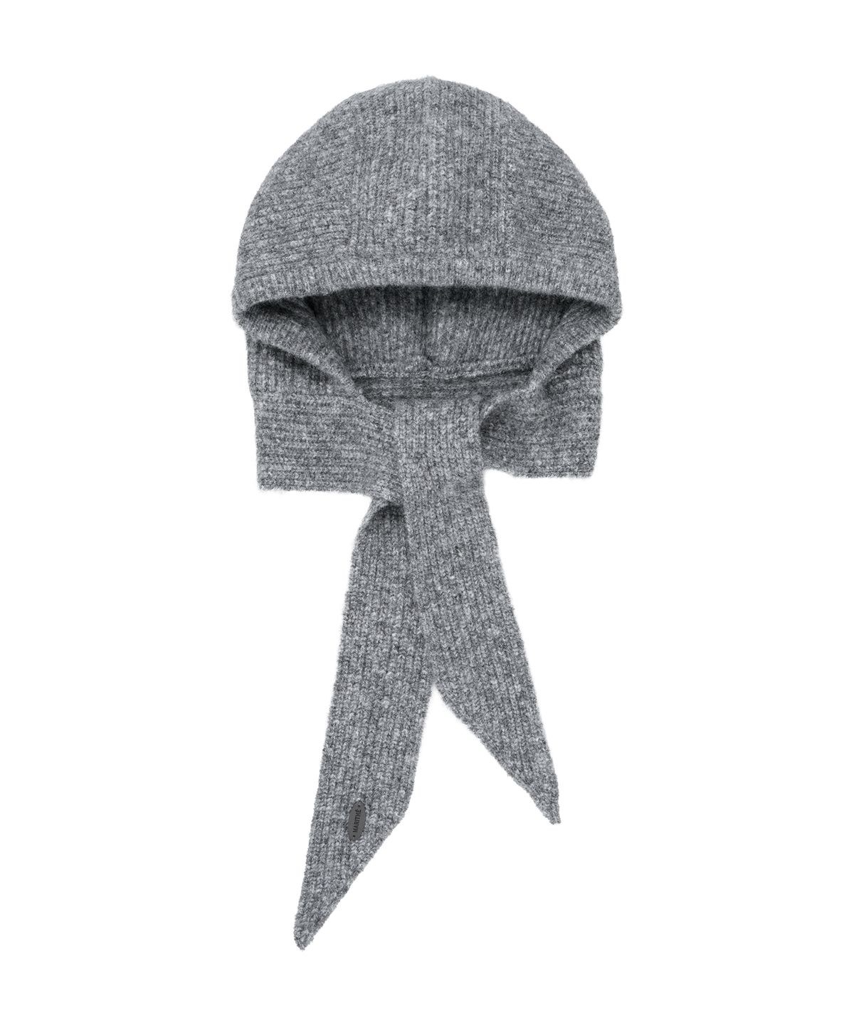 마리떼 프랑소와 저버(MARITHÉ + FRANҪOIS GIRBAUD) REGULAR LOGO SCARF BALACLAVA melange gray