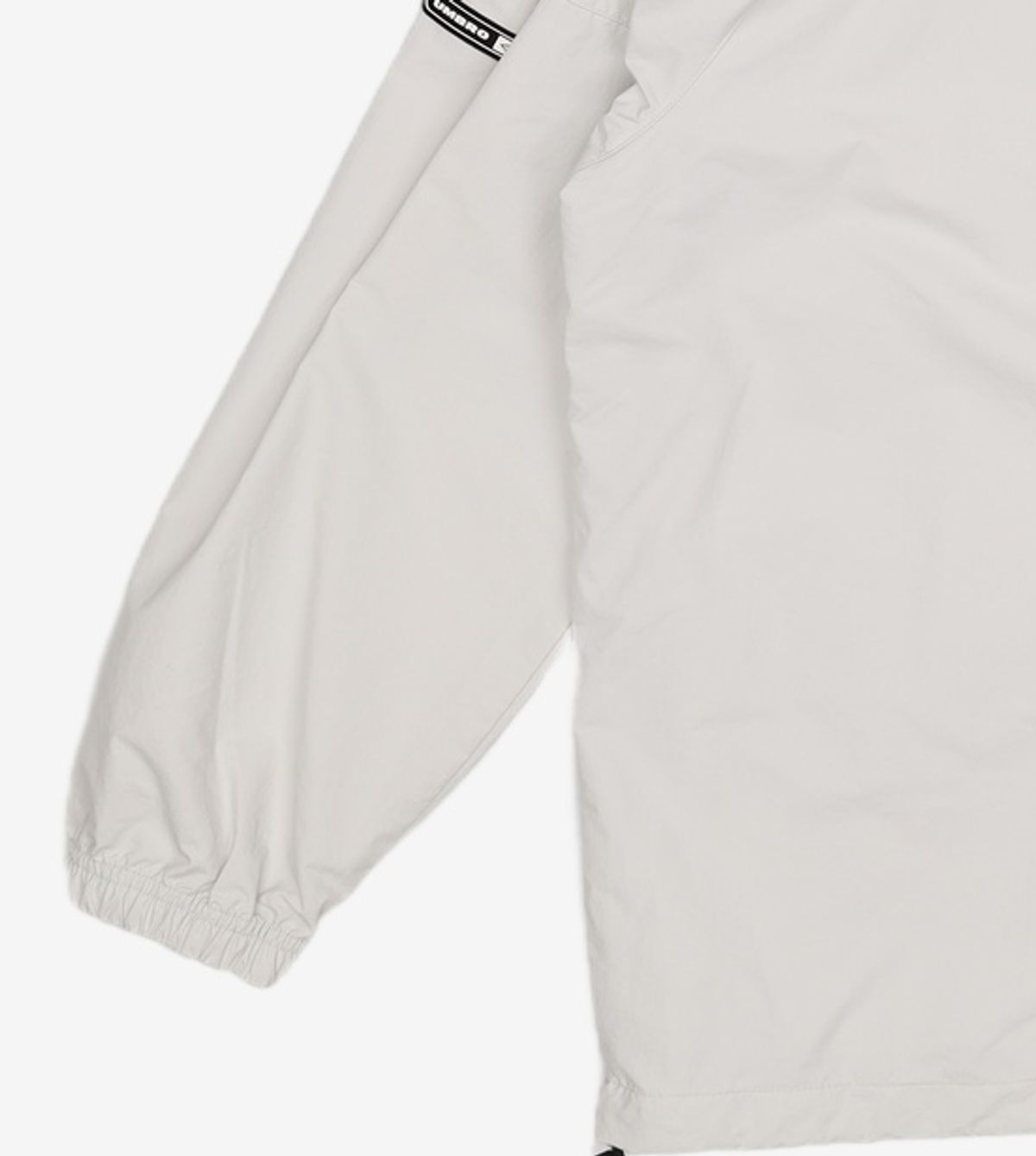 엄브로(UMBRO) 유틸리티 후드형 바람막이 자켓 화이트 그레이(UP121CJK25) XXXL