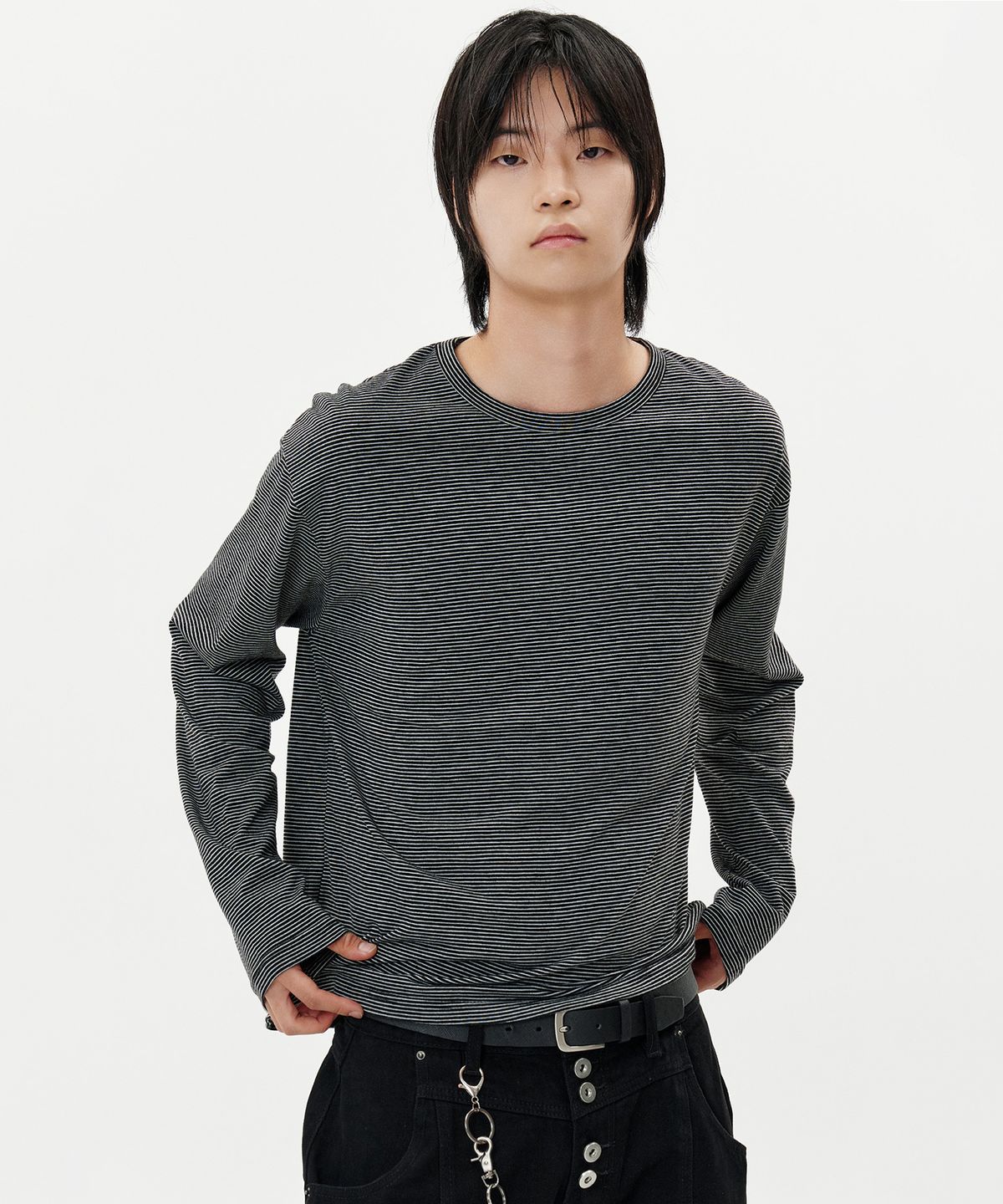 딥센스(DEEP SENSE) Vintage Stripe T-shirt