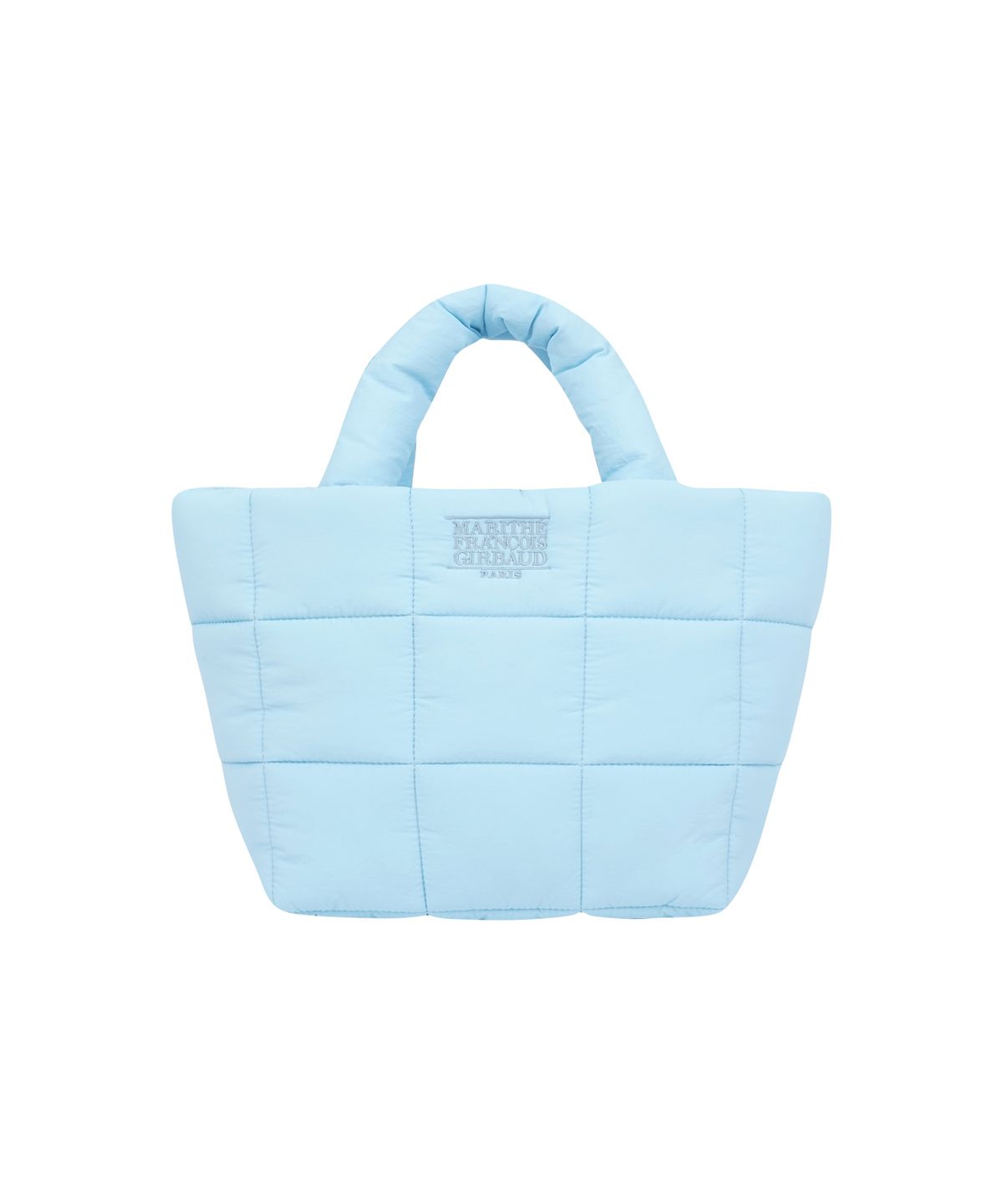 마리떼 프랑소와 저버(MARITHÉ + FRANҪOIS GIRBAUD) CLASSIC LOGO PADDING BAG light blue