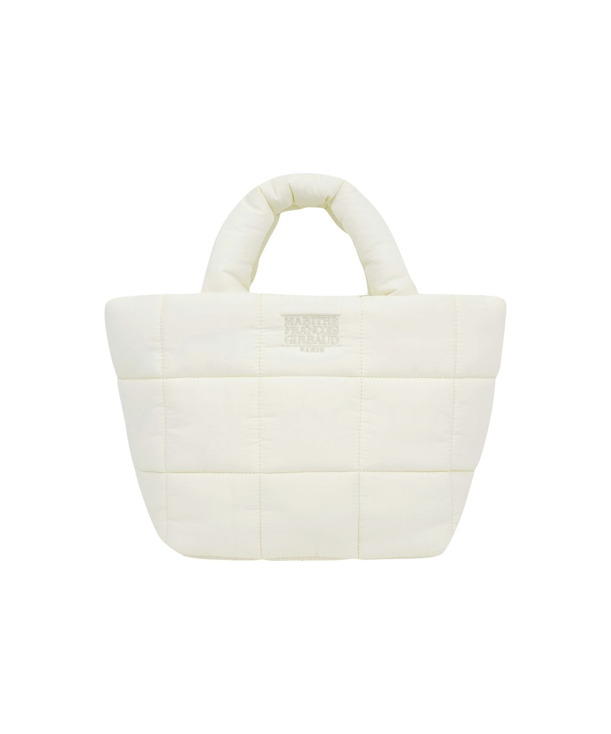마리떼 프랑소와 저버(MARITHÉ + FRANҪOIS GIRBAUD) CLASSIC LOGO PADDING BAG ivory