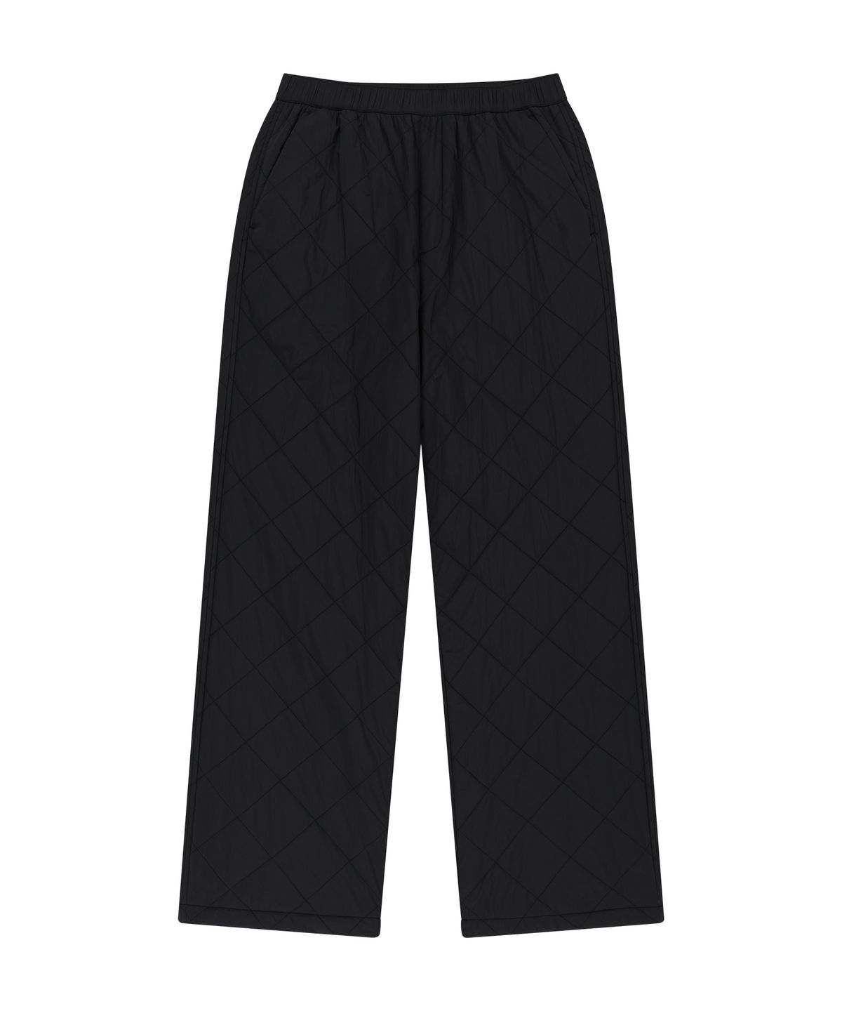 마리떼 프랑소와 저버(MARITHÉ + FRANҪOIS GIRBAUD) WOVEN QUILTED PANTS black