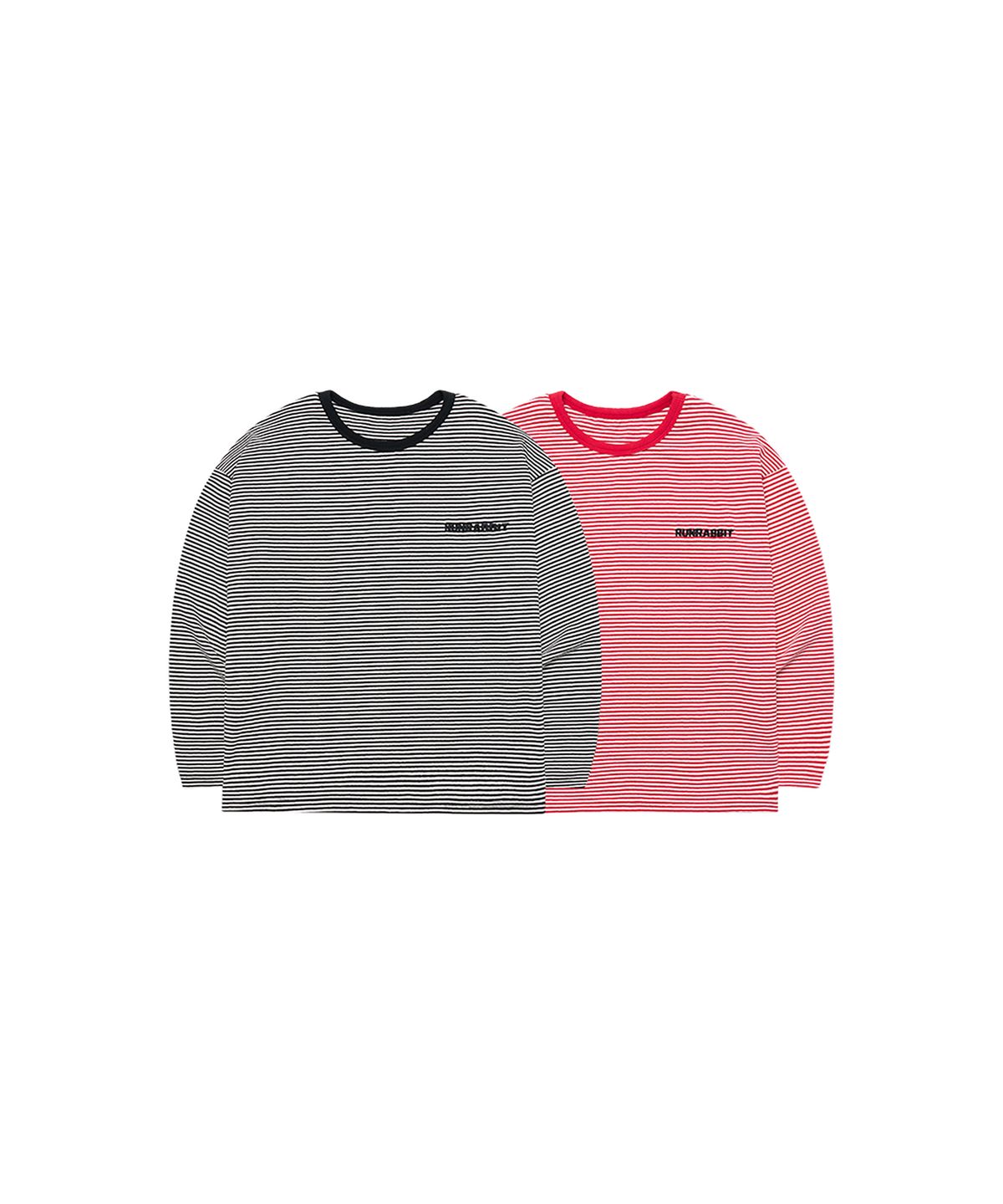 런레빗(RUNRABBIT) Rock Stripe Tshirt
