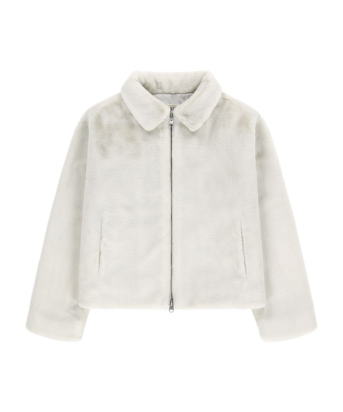 마리떼 프랑소와 저버(MARITHÉ + FRANҪOIS GIRBAUD) W COLLAR FAUX FUR JACKET ivory