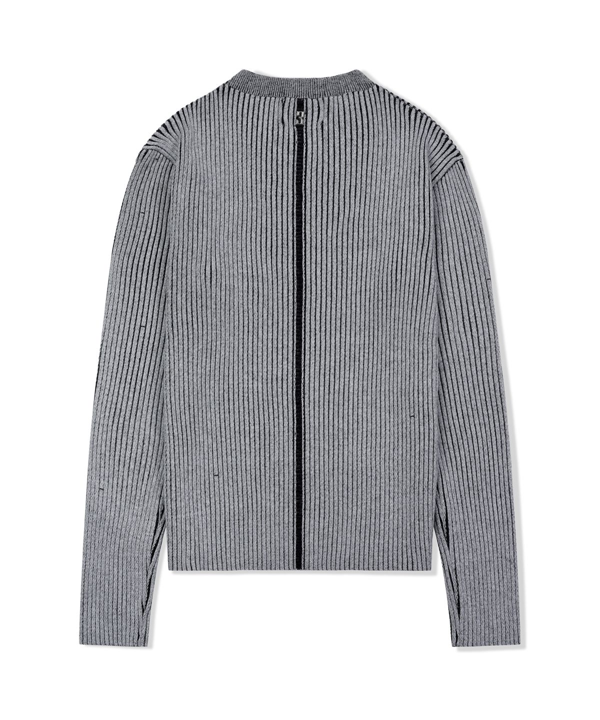 포스333(PHOS333) M Ribbed Knit Sweater/Grey