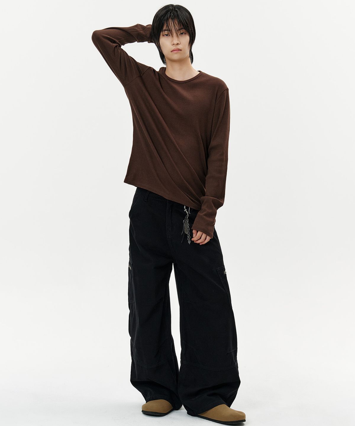 딥센스(DEEP SENSE) Slim Fit Layered T-Shirt  - 3color
