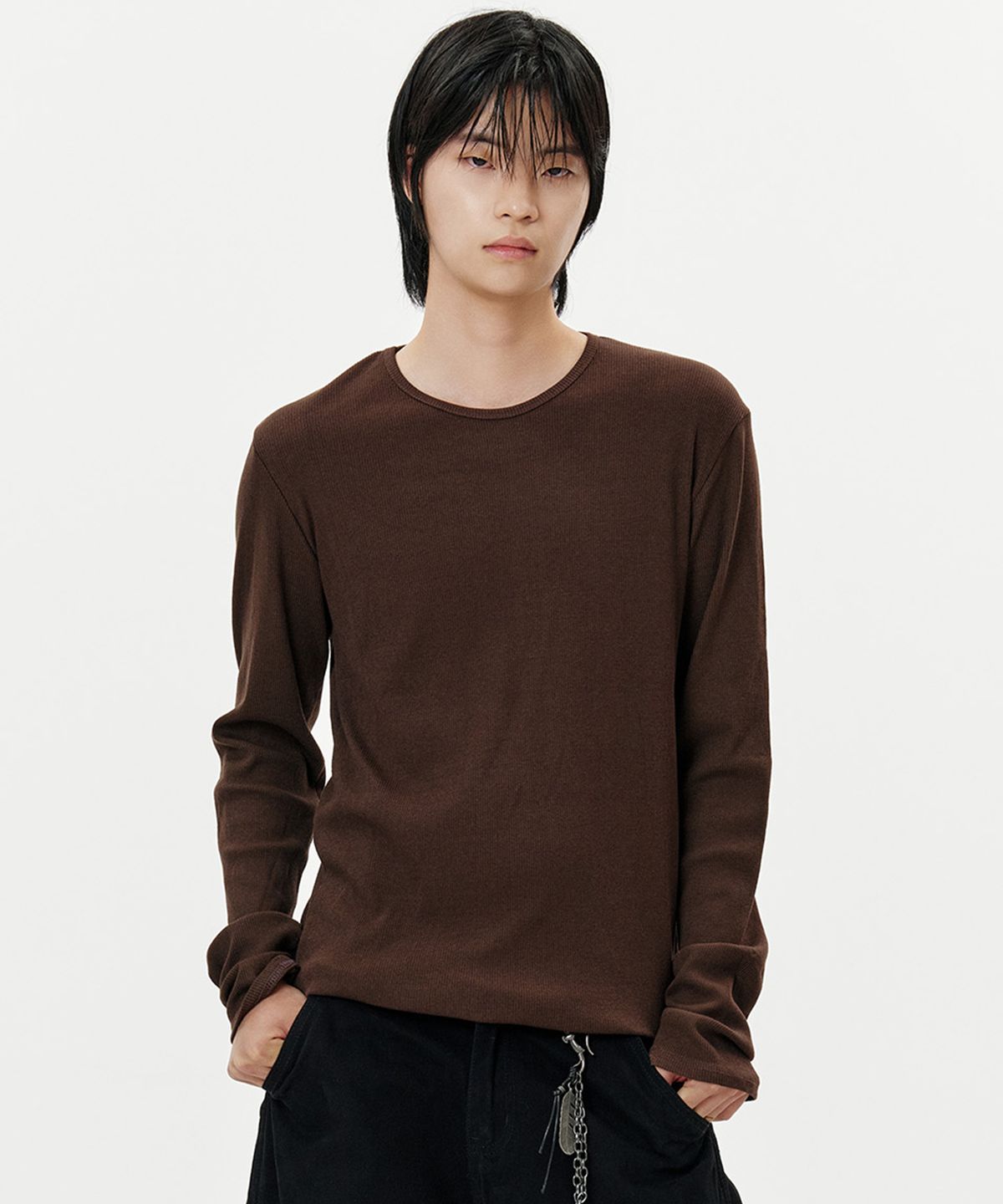 딥센스(DEEP SENSE) Slim Fit Layered T-Shirt  - 3color