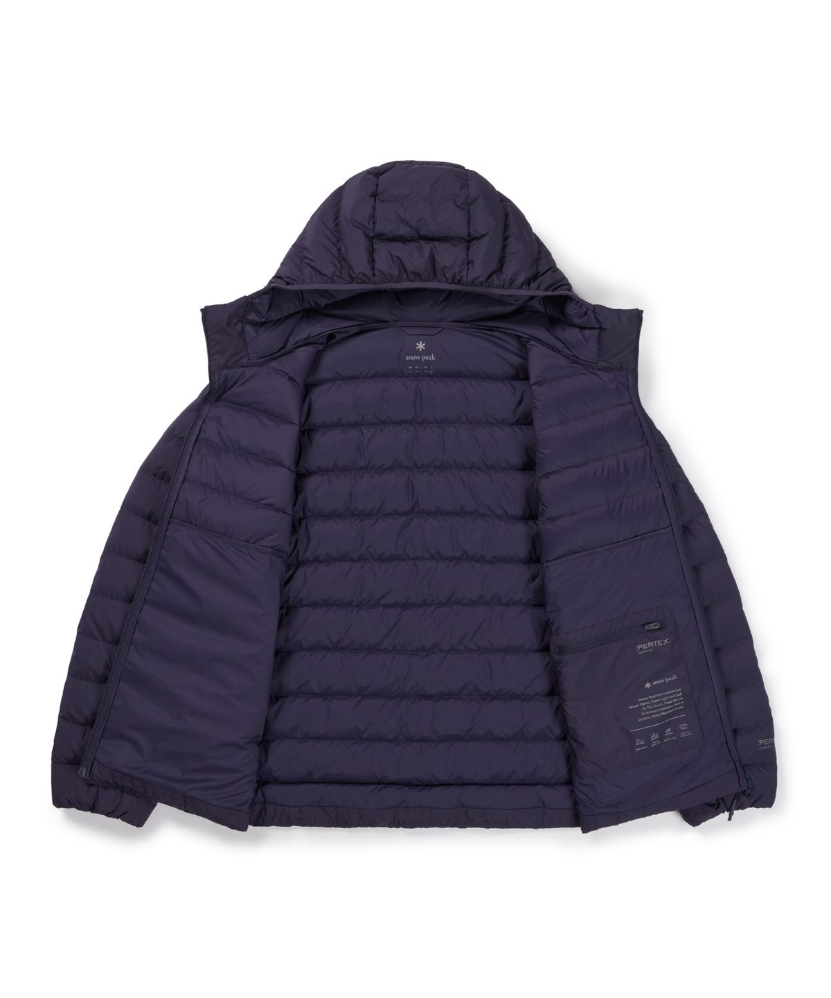 스노우피크 어패럴(SNOWPEAK APPAREL) 에어노바 퍼텍스 퀀텀 경량 다운 자켓 (S26WUPDJ12) Purple Gray