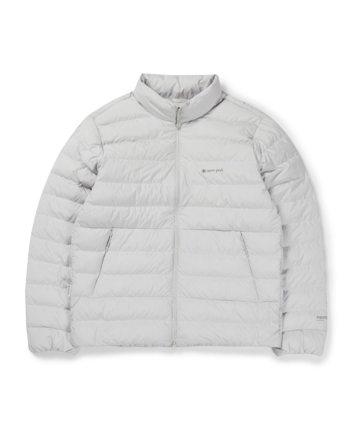 스노우피크 어패럴(SNOWPEAK APPAREL) 에어노바 퍼텍스 퀀텀 스탠드넥 경량 다운 자켓 (S26WUPDJ16) Light Gray
