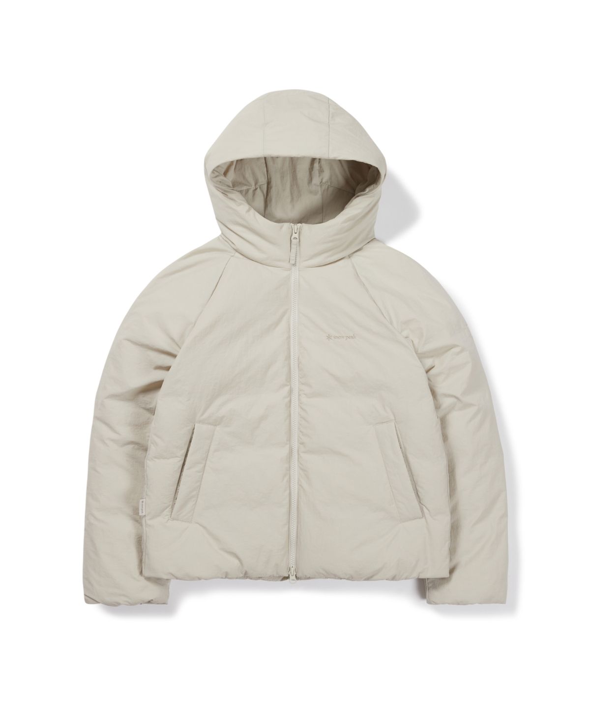 스노우피크 어패럴(SNOWPEAK APPAREL) 랜드 여성 후드 경량 다운 자켓 (S26WWGDJ51) Light Beige