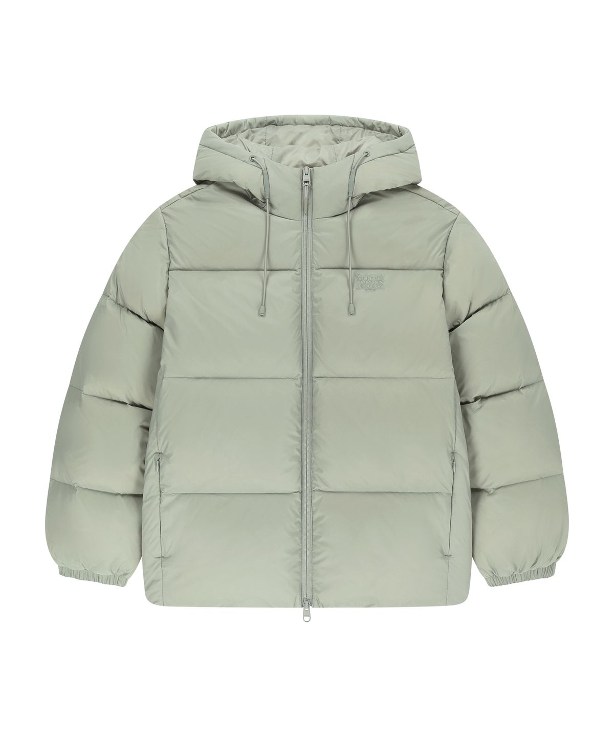마리떼 프랑소와 저버(MARITHÉ + FRANҪOIS GIRBAUD) LOW DENIER PUFFER HOODED DOWN JACKET gray