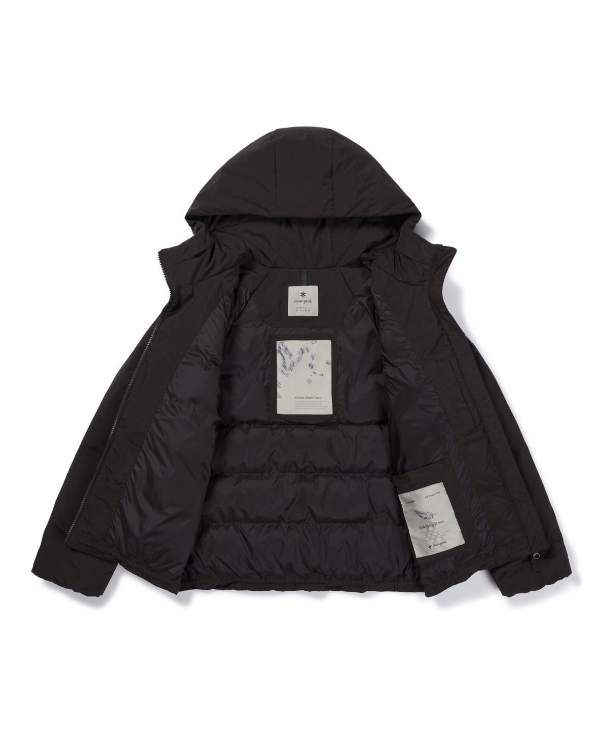 스노우피크 어패럴(SNOWPEAK APPAREL) 랜드 여성 후드 경량 다운 자켓 (S26WWGDJ51) Choco Brown