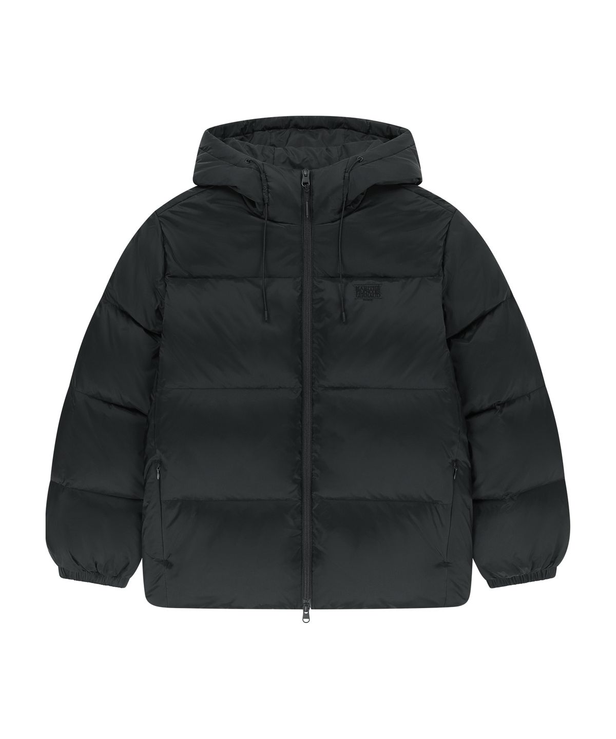 마리떼 프랑소와 저버(MARITHÉ + FRANҪOIS GIRBAUD) LOW DENIER PUFFER HOODED DOWN JACKET black