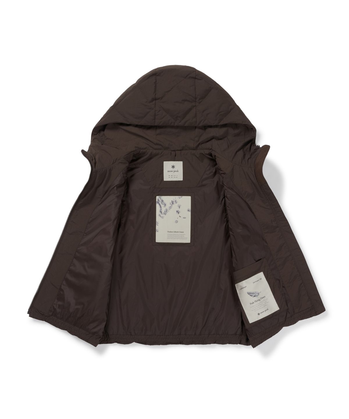 스노우피크 어패럴(SNOWPEAK APPAREL) 랜드 여성 다이아 퀼팅 경량 다운 베스트 (S26WWGDV63) Choco Brown