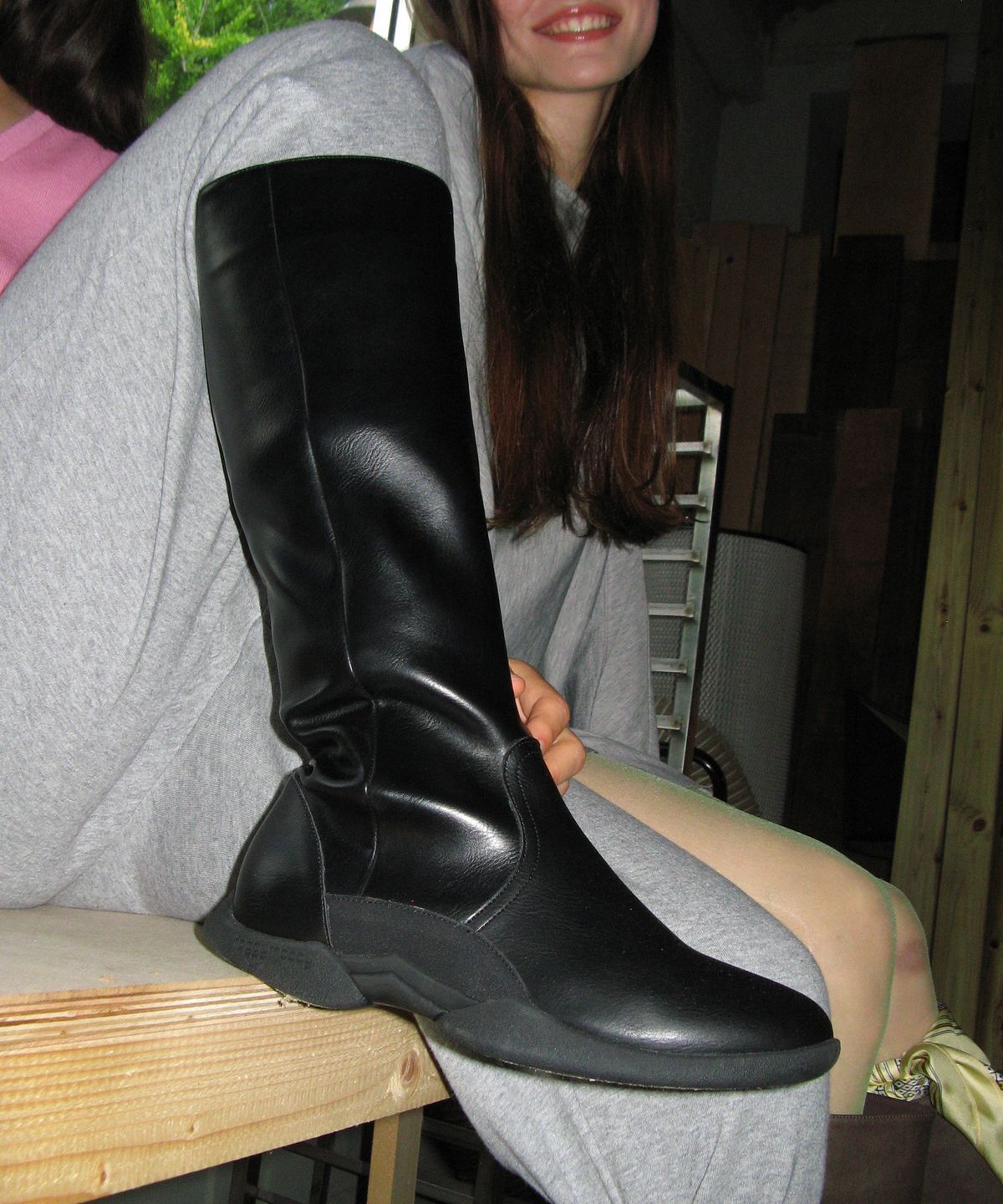 포기무디(FOGGY MOODY) Motor 0064. Rubber Sole Boots - 2colors