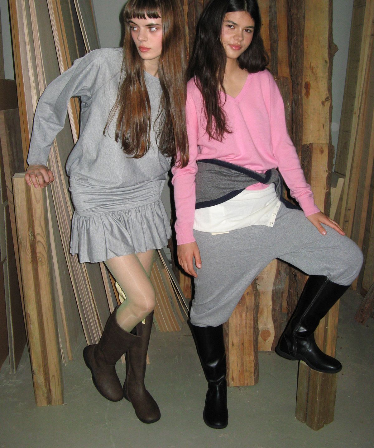 포기무디(FOGGY MOODY) Motor 0064. Rubber Sole Boots - 2colors