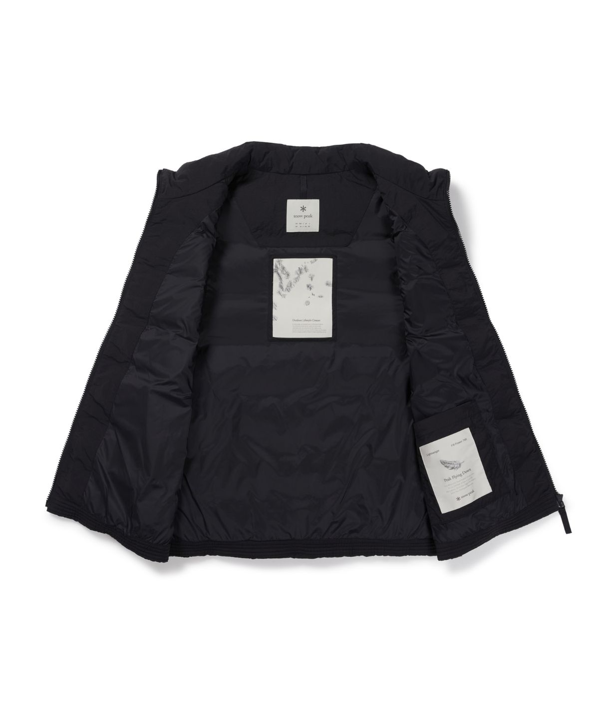 스노우피크 어패럴(SNOWPEAK APPAREL) 랜드 스탠드넥 경량 다운 베스트 (S26WMGDV64) Dark Charcoal