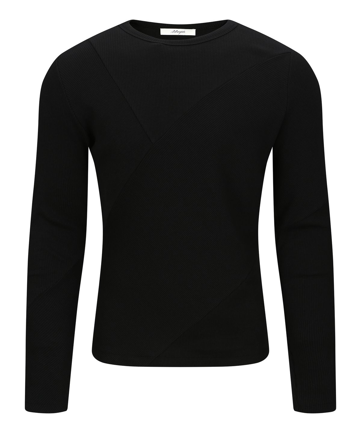 몰프(MORPH) Divided Multi-Asymmetric Ribbed Long Sleeve