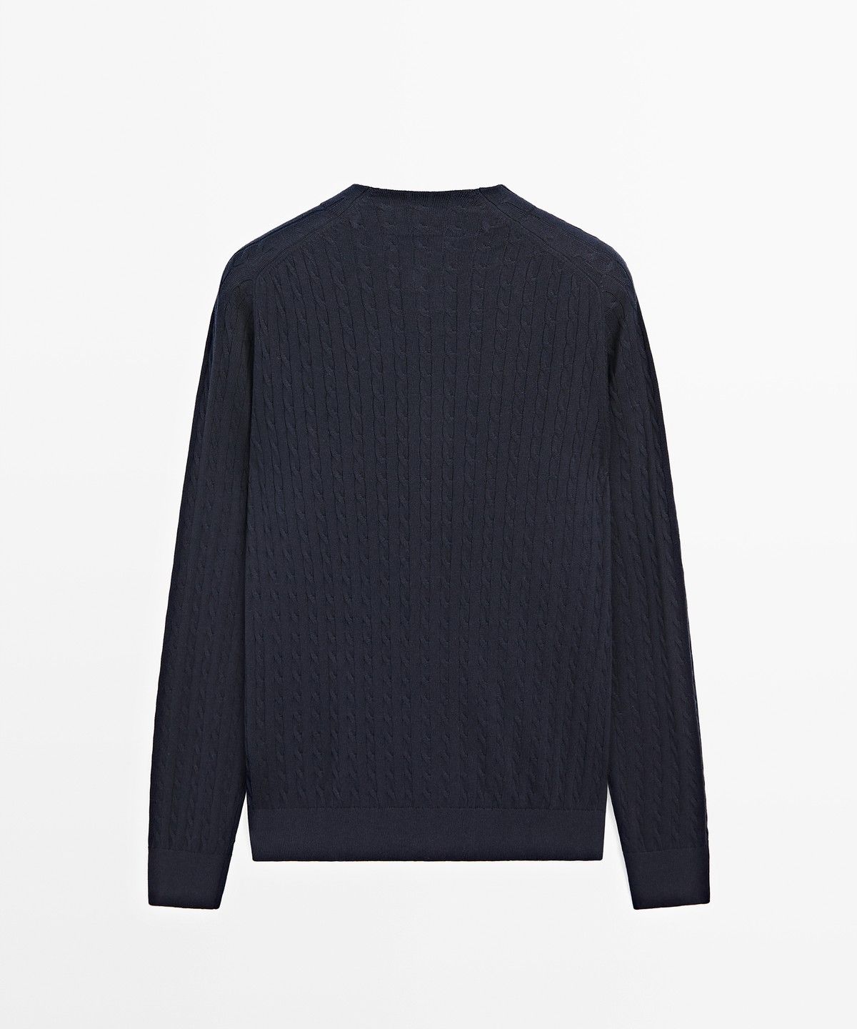 마시모두띠(MASSIMO DUTTI) 케이블 코튼 블렌드 니트 가디건
