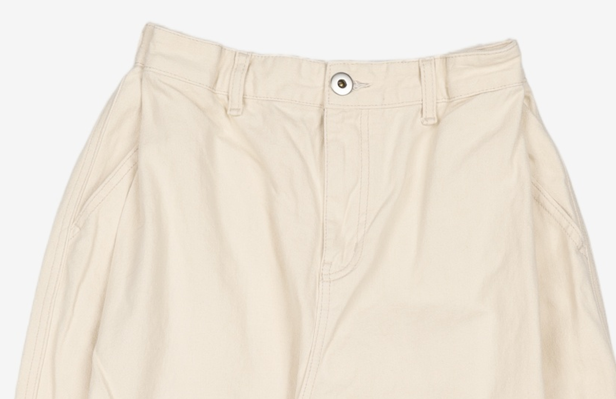 사운즈라이프(SOUNDSLIFE) Steady Balloon Snap Pants Cream M