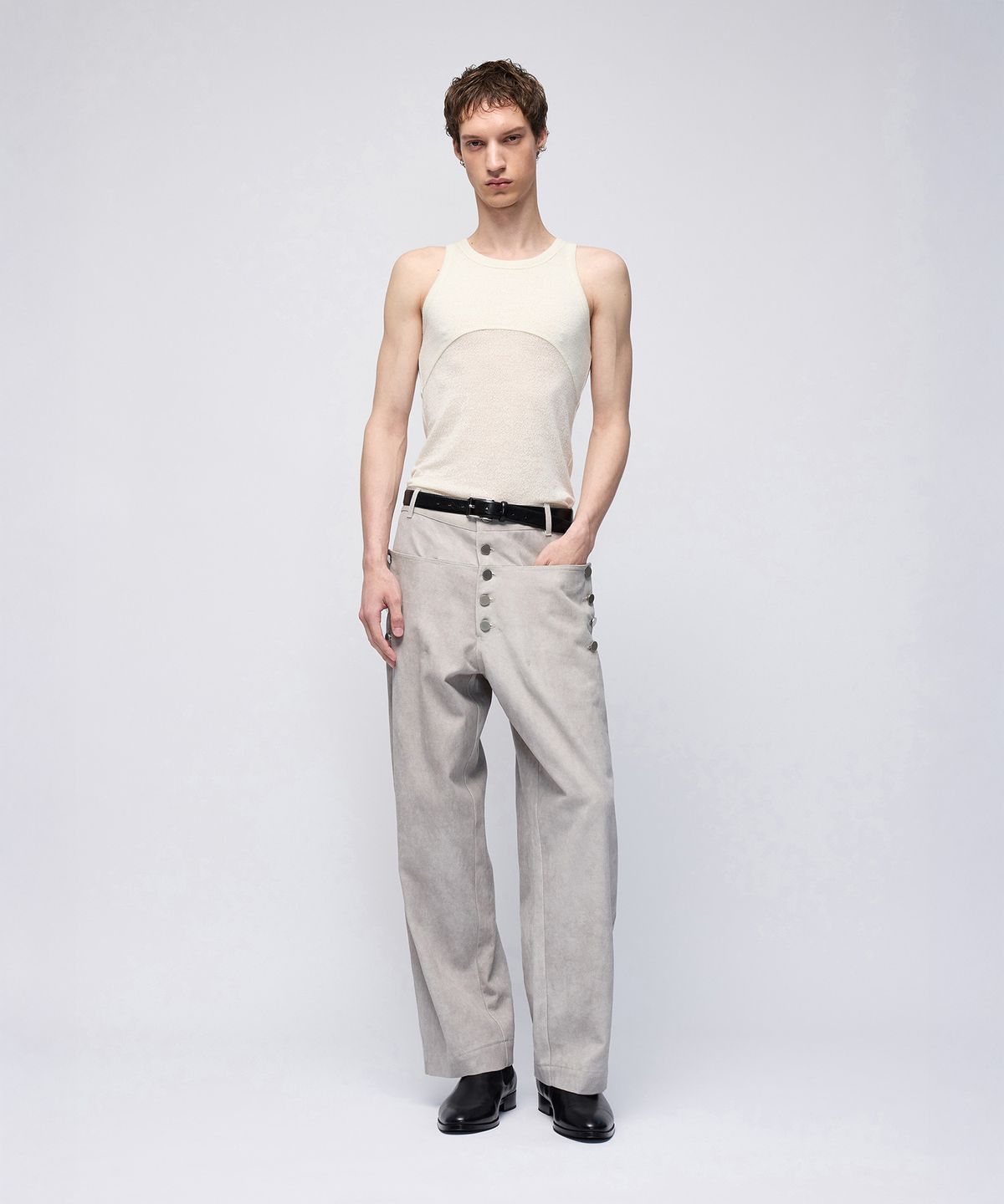 몰프(MORPH) Divided Texture Sleeveless