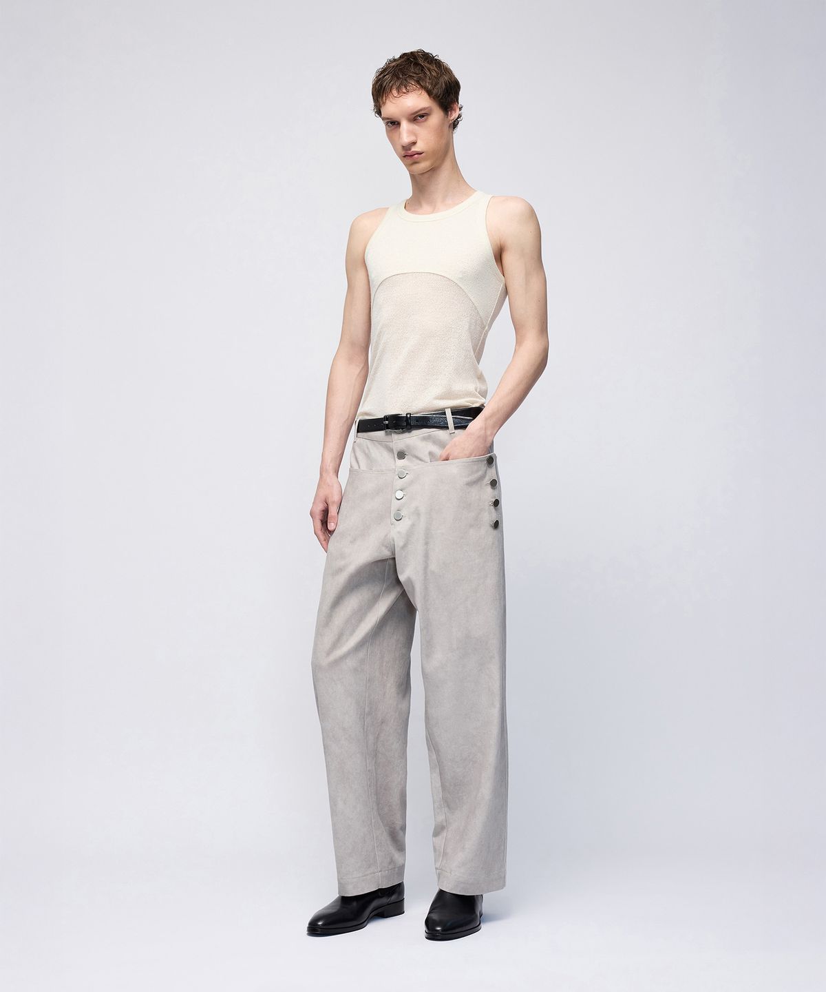 몰프(MORPH) Divided Texture Sleeveless