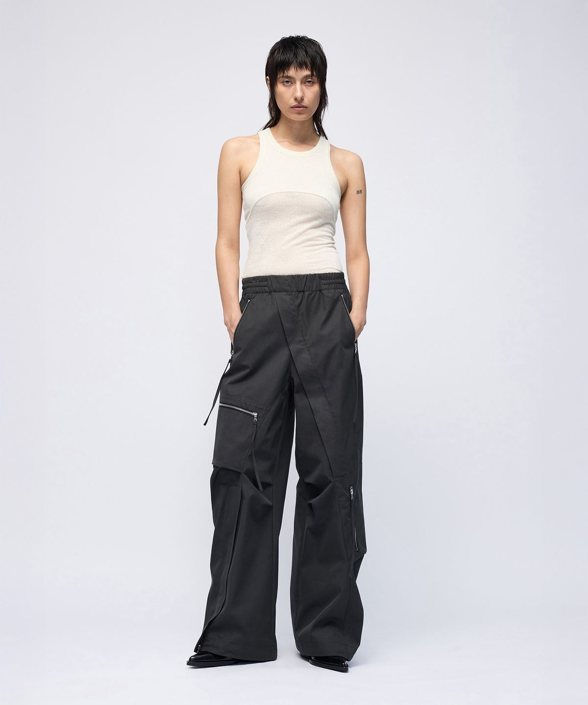 몰프(MORPH) Divided Texture Sleeveless