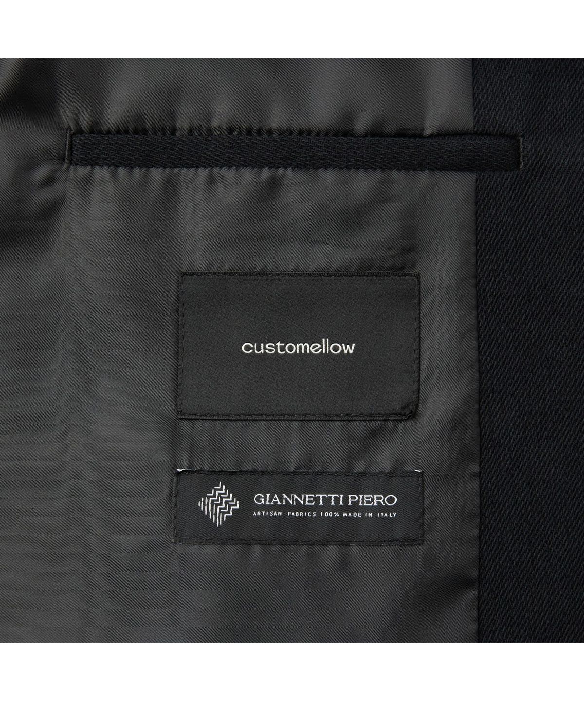 커스텀멜로우(CUSTOMELLOW) 블랙 오버핏 코튼 셋업 자켓 CWJAA26641BKX