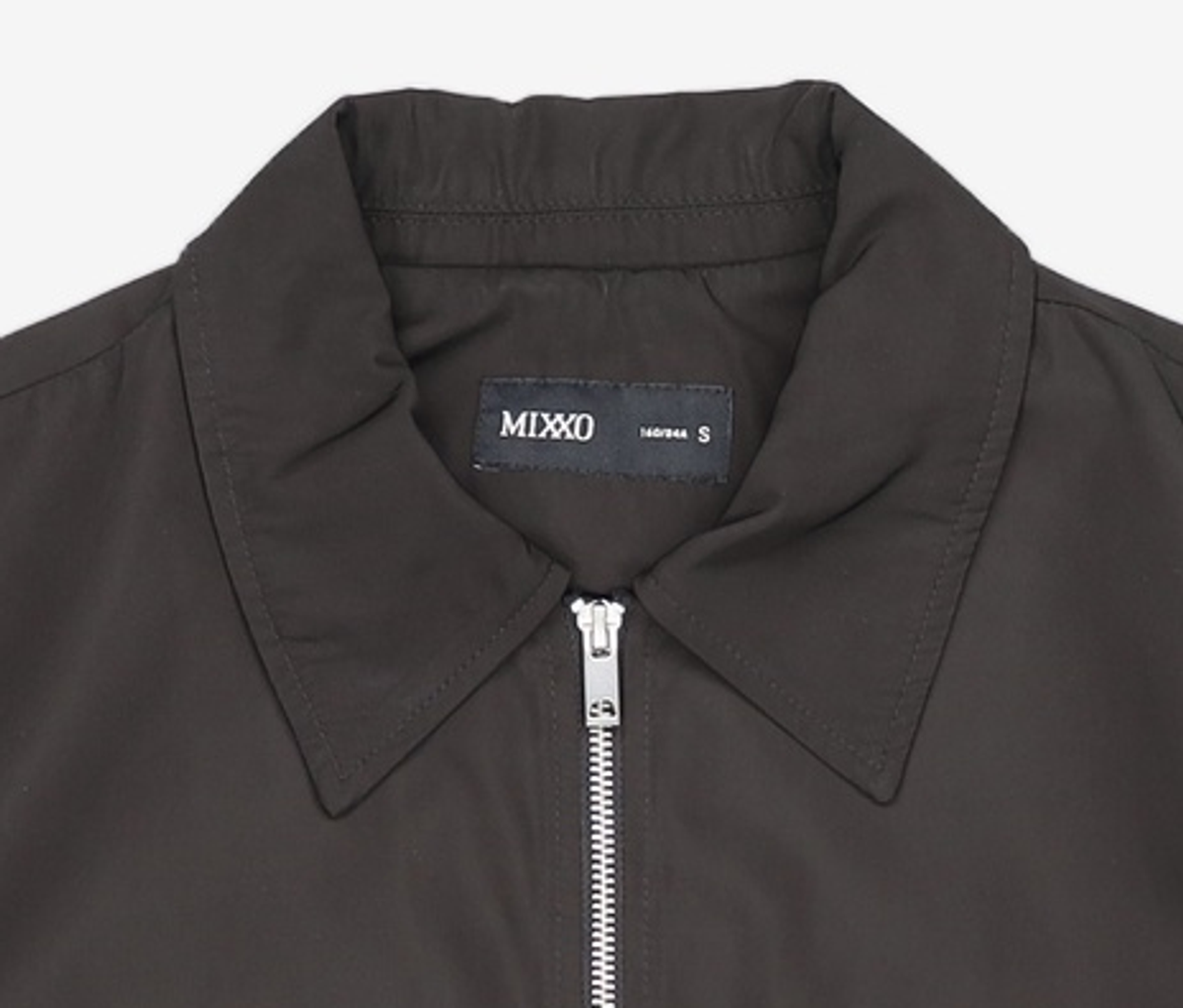 미쏘(MIXXO) 글로시 오버사이즈 봄버자켓_MIWJJDT28C S