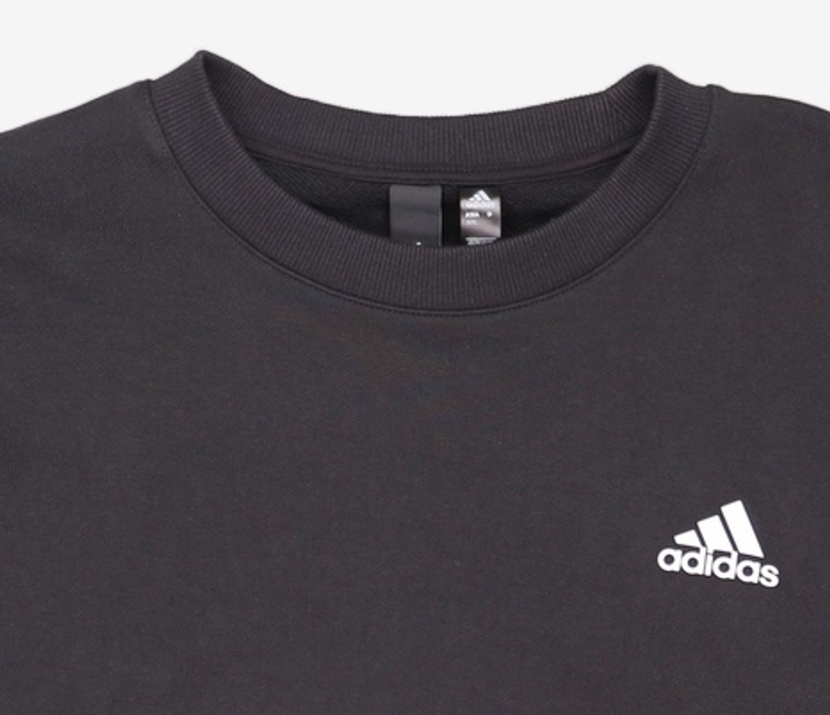 아디다스(ADIDAS) 로고 스웨트셔츠 - 블랙 / H37067 XL