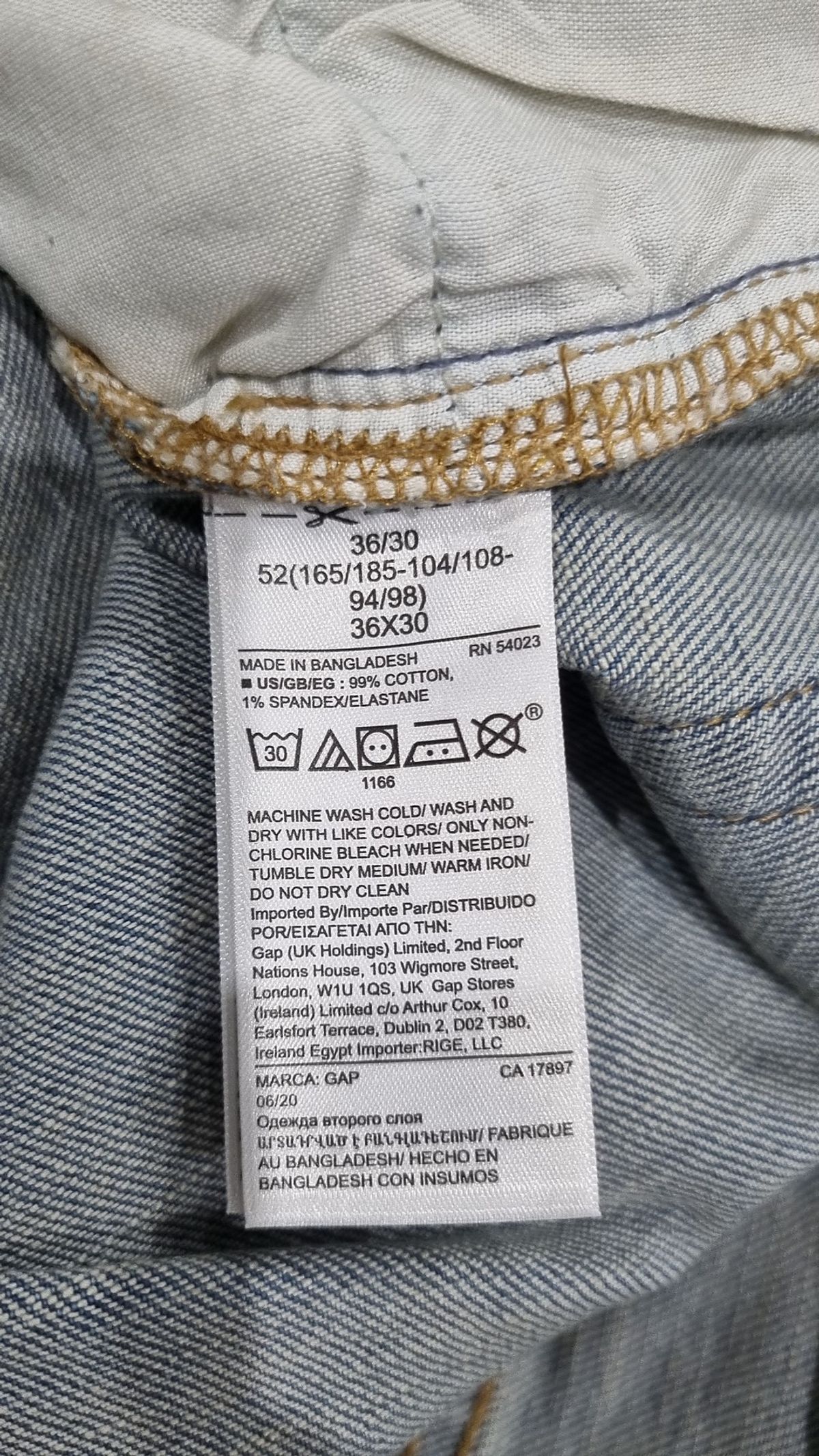 갭 데님(GAP DENIM) 청/데님 팬츠 36.30