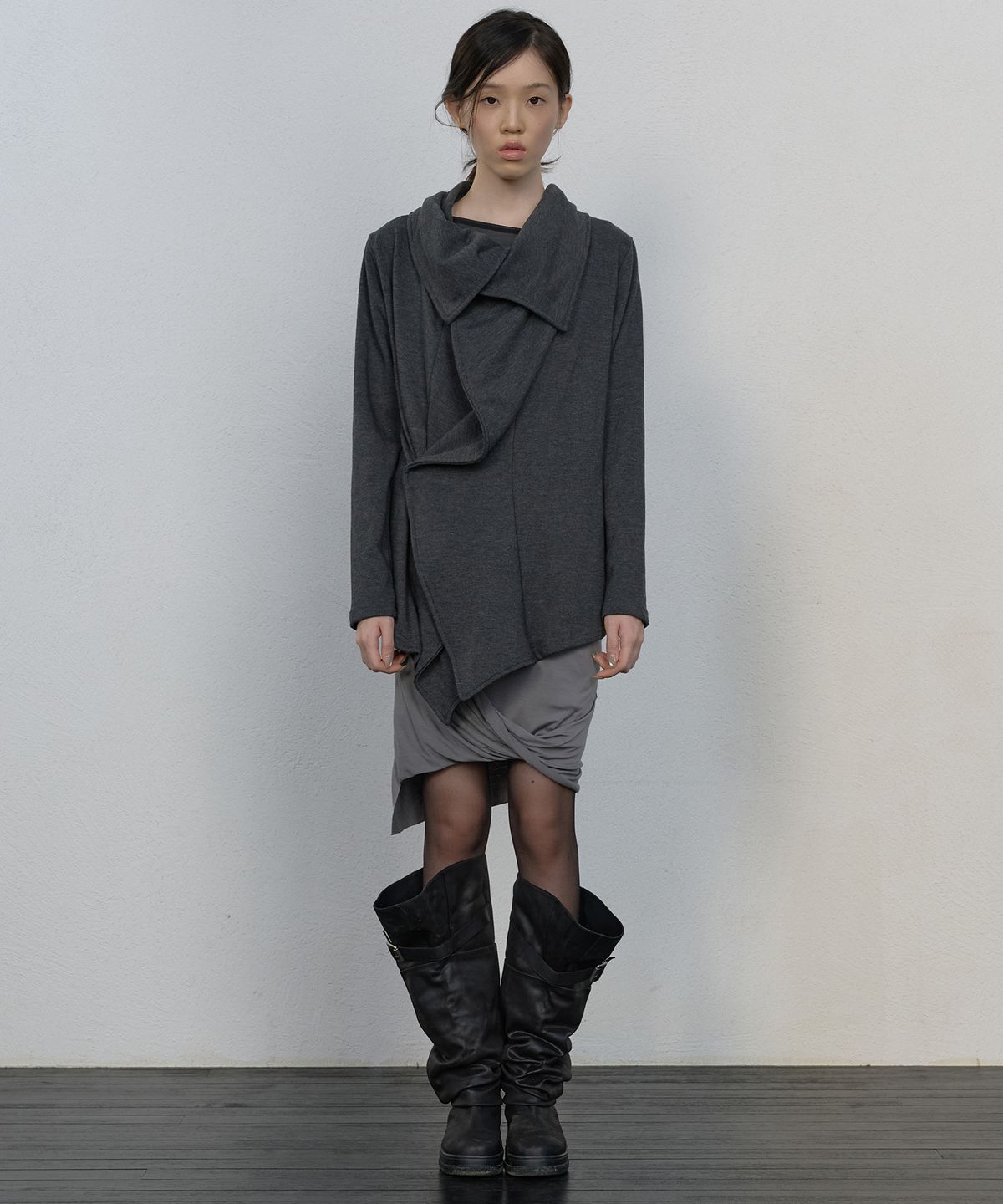 플레어업(FLAREUP) Kaya Layered Jaket (FL-052_Charcoal Melange)