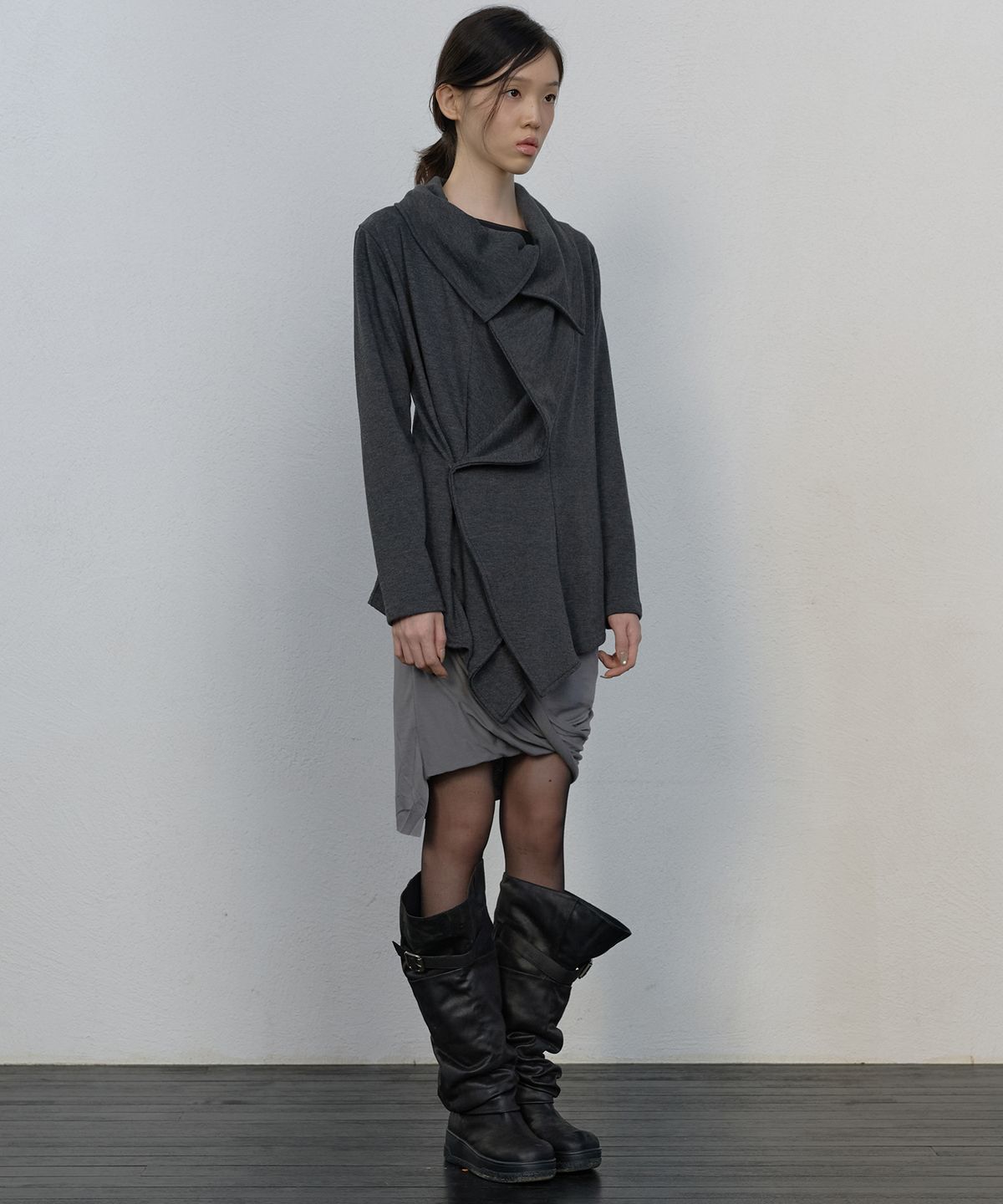 플레어업(FLAREUP) Kaya Layered Jaket (FL-052_Charcoal Melange)