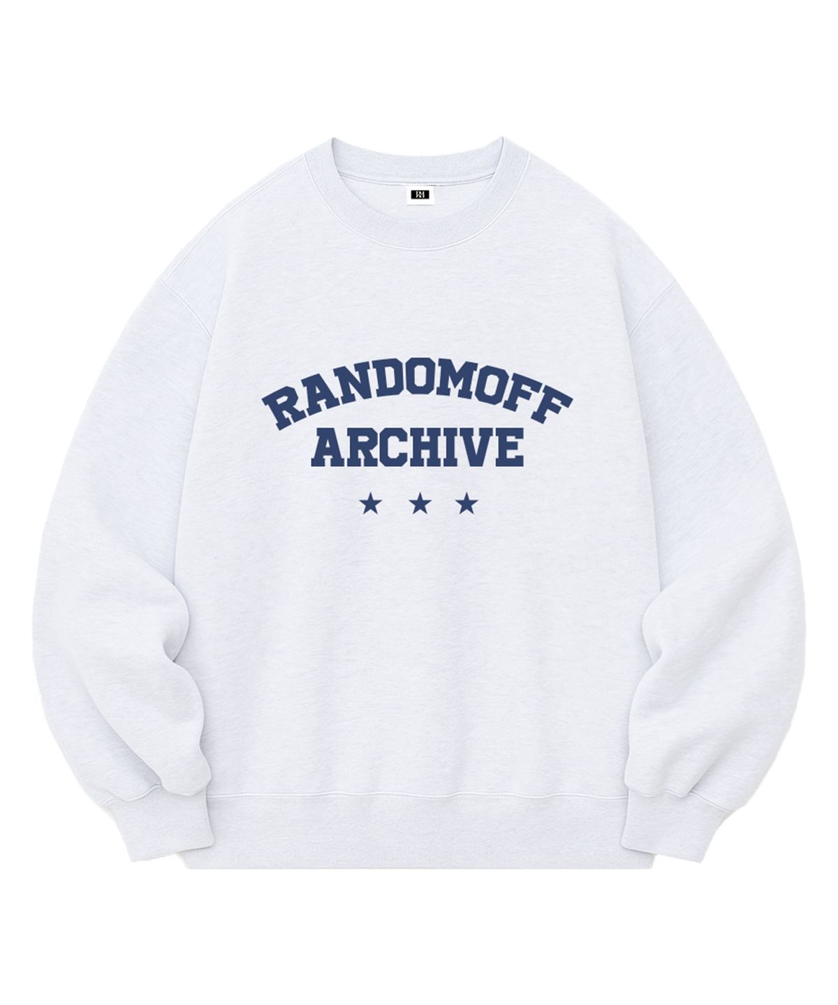 랜덤오프(RANDOMOFF) CAMPUS STAR SWEATSHIRT (3color) [RLZM_0009]