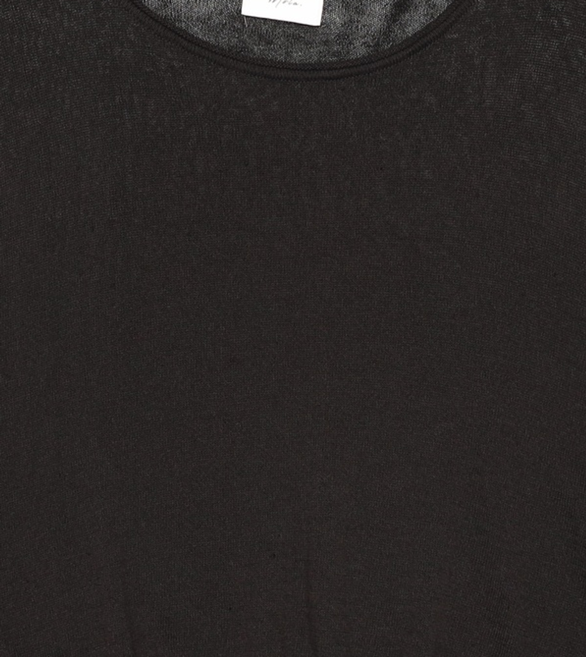 모이아(MOIA) linen round knit (black) S