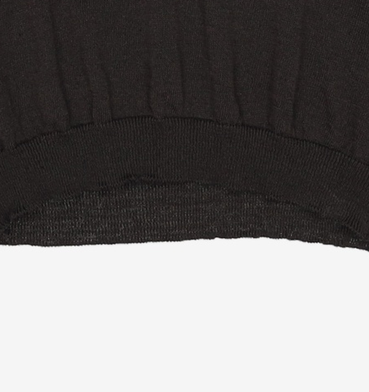 모이아(MOIA) linen round knit (black) S