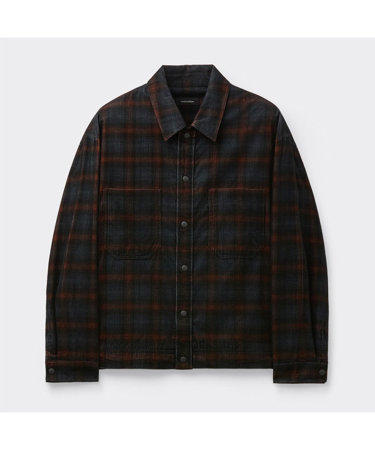 커스텀멜로우(CUSTOMELLOW) 멀티컬러 코듀로이 오버셔츠 CWSAW26701ORX