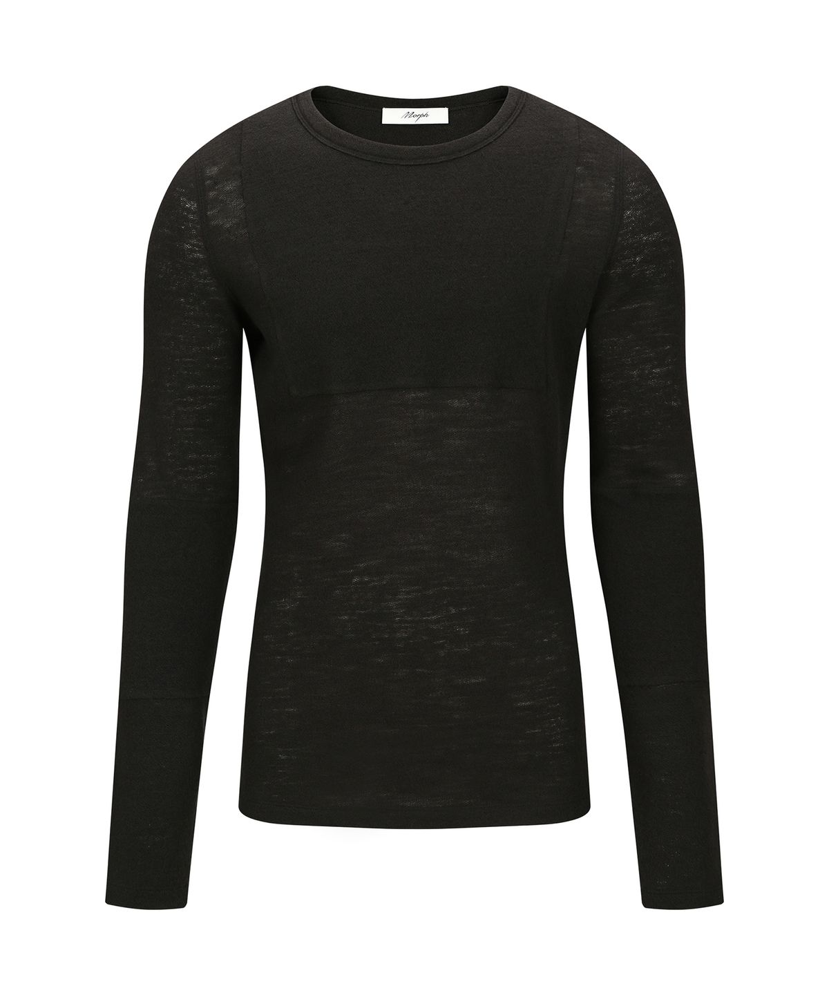 몰프(MORPH) Divided Wool Texture Long Sleeve