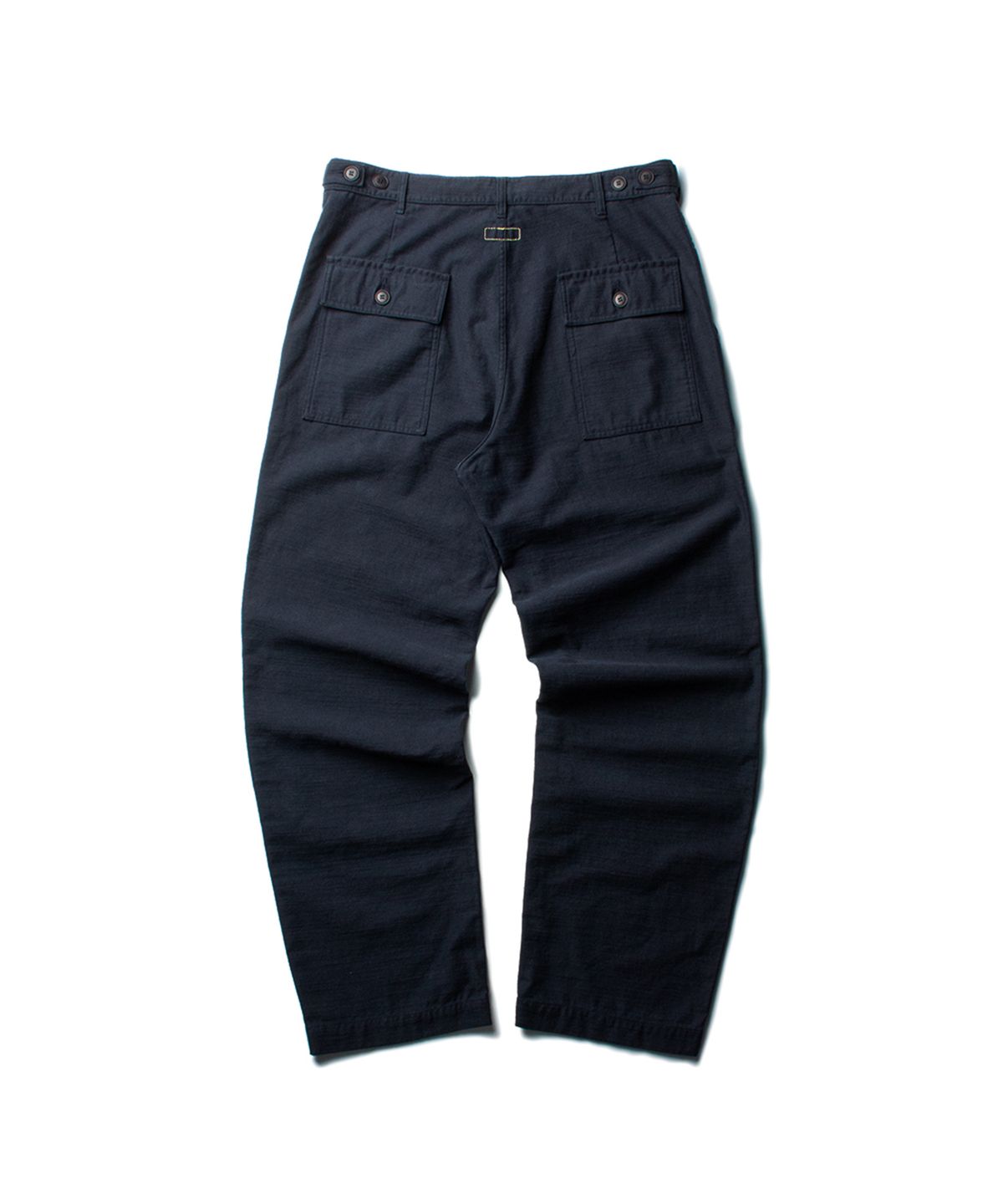 더 레스큐(THE RESQ) COTTON SLUB KILROY PANTS [DARK NAVY]